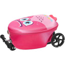 VEVOR bērnu skrejkoferis 20 l, 50,8 cm ar LED PU riteņiem, regulējamu rokturi un neslīdošu TPR rokturi, salokāms un viegls koferis bērniem no 5 gadiem rozā krāsā - ZEMLETES.LV