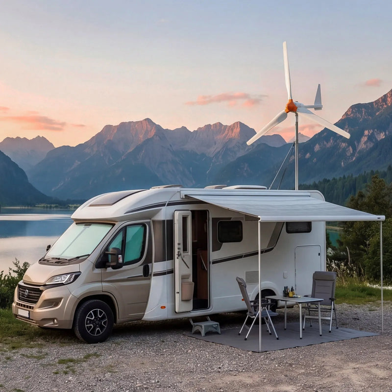 VEVOR 1500 W 24 V vēja turbīnas ģenerators, 3 lāpstiņu vēja turbīnas komplekts ar vēja/saules hibrīda kontrolieri, efektīvs 3 fāžu maiņstrāvas pastāvīgo magnētu vēja enerģijas ģenerators kemperiem, laivām, mājai un saimniecībai, tornis/masts nav iekļauts