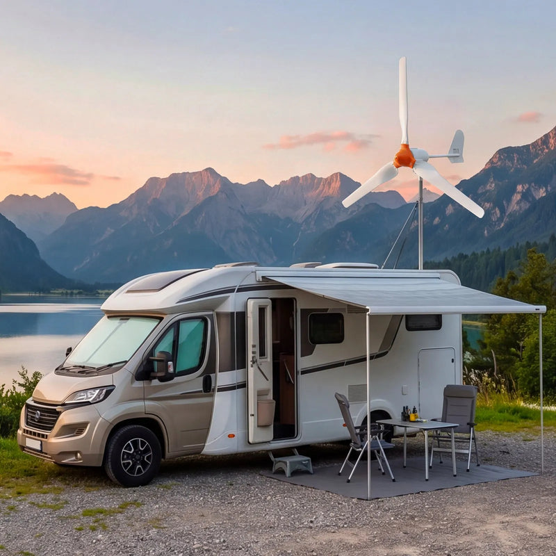 VEVOR 1000 W 12 V vēja turbīnas ģenerators, 3 lāpstiņu vēja turbīnas komplekts ar vēja/saules hibrīdo kontrolieri, efektīvs 3 fāžu maiņstrāvas pastāvīgo magnētu vēja enerģijas ģenerators kemperiem, laivām, mājai un saimniecībai, tornis/masts nav iekļauts