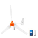 VEVOR 1000 W 12 V vēja turbīnas ģenerators, 3 lāpstiņu vēja turbīnas komplekts ar vēja/saules hibrīdo kontrolieri, efektīvs 3 fāžu maiņstrāvas pastāvīgo magnētu vēja enerģijas ģenerators kemperiem, laivām, mājai un saimniecībai, tornis/masts nav iekļauts