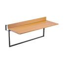 VEVOR piekarināms balkona galds 38 × 99 cm, salokāms margu galds ar 5 līmeņu augstuma regulēšanu, piemērots margām ar biezumu 2,5–13,5 cm, pasniegšanas galds balkonam un terasei