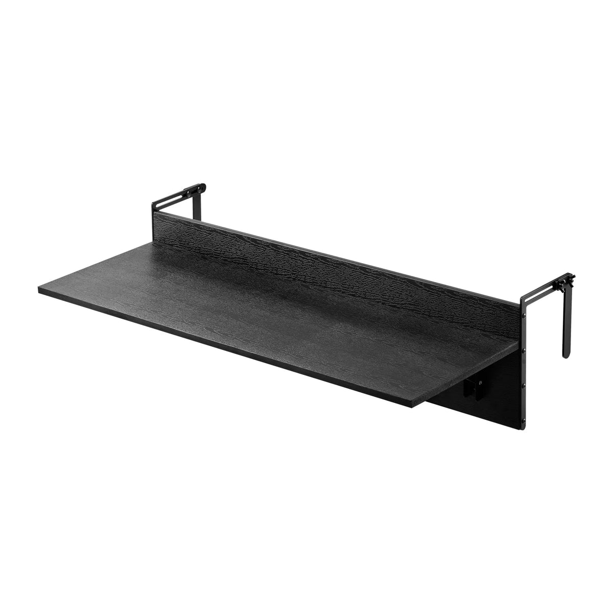 VEVOR Hanging Balcony Table 30.5 × 81.3 cm, Foldable Railing Table, Load Capacity up to 22.7 kg, Suitable for Railings 2.5–10.9 cm Thick, Serving Table for Balcony and Terrace
