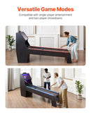 VEVOR klasiskā Roll and Score arkādes spēļu galda iekārta, 274 cm, iekštelpu skeeball spēļu galds ar LED elektronisko rezultātu skaitītāju, skaņu un automātisku bumbiņu atgriešanu, piemērots pieaugušajiem un bērniem, 4 bumbiņas komplektā - ZEMLETES.LV