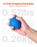 VEVOR Roll and Score arkādes spēļu bumbiņas, 4 gab. rezerves komplekts, skeeball arkādes spēļu piederums mešanas spēlēm, piemērots pieaugušajiem un bērniem, spēļu istabām un aktivitātēm ārpus telpām - ZEMLETES.LV