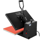 VEVOR termoprese T-kreklu apdrukai, 40,6 × 61 cm, 1700 W, digitālā vadība, regulējams spiediens, melna