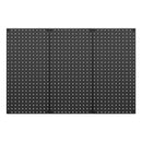 VEVOR metāla perforēto sienas paneļu komplekts, 3 paneļi 610 × 305 mm, lieljaudas tērauda Pegboard sienas organizators instrumentu un piederumu uzglabāšanai, garāžai, darbnīcai, birojam, amatniecības telpai, virtuvei un mājai, melns