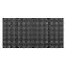 VEVOR metāla perforēto sienas paneļu komplekts, 4 paneļi 610 × 305 mm, lieljaudas tērauda Pegboard sienas organizators instrumentu un piederumu uzglabāšanai, garāžai, darbnīcai, birojam, amatniecības telpai, virtuvei un mājai, melns