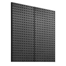 VEVOR metāla perforēto sienas paneļu komplekts, 2 paneļi 813 × 406 mm, lieljaudas tērauda Pegboard sienas organizators instrumentu un piederumu uzglabāšanai, garāžai, darbnīcai, darba galdam, birojam, amatniecības telpai, virtuvei un mājai, melns