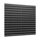 VEVOR plastmasas Pegboard sienas organizatora komplekts, 4 paneļi 280 × 280 mm, perforēto paneļu sistēma ar piederumiem instrumentu un sadzīves priekšmetu uzglabāšanai, garāžai, virtuvei, viesistabai, amatniecības telpai, birojam un vannasistabai, melna