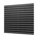 VEVOR plastmasas Pegboard sienas organizatora komplekts, 4 paneļi 280 × 280 mm, perforēto paneļu sistēma ar piederumiem instrumentu un sadzīves priekšmetu uzglabāšanai, garāžai, virtuvei, viesistabai, amatniecības telpai, birojam un vannasistabai, melna