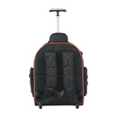 VEVOR instrumentu mugursoma ar riteņiem, kravnesība līdz 110 lbs (50 kg), smagas slodzes instrumentu soma ar 45 kabatām uz riteņiem, regulējams teleskopiskais rokturis un stabila pamatne, instrumentu organizators būvniecībai un mehāniķiem.