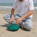 VEVOR Tērauda mēles bungas 16,5 cm ar 11 notīm D mažorā, lietus bungas dārzam ar notīm un vālītēm, zaļas