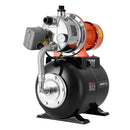 VEVOR 1,6 ZS seklās akas ūdens sūknis ar 19 l spiediena tvertni, 5000 l/h, 230 V