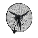 VEVOR sienas ventilators 760 mm, pie sienas stiprināms pakarināms ventilators ar oscilāciju un miglošanu, IP44 aizsardzības klase, 3 ātrumi, jaudīga gaisa plūsma, mehāniska vadība, liels gaisa plūsmas attālums, garāžai, darbnīcai un sporta zālei