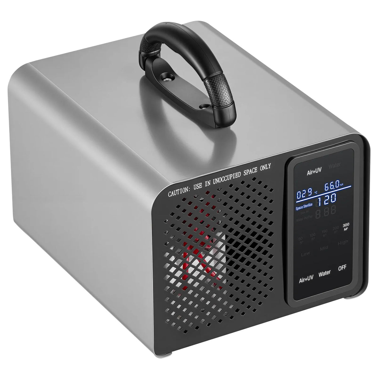 VEVOR Ozone Generator 36,000 mg/h, Commercial Ozone Machine with 15s Delayed Start, Zone-Based Timer and LCD Touch Screen, Industrial Odour Neutraliser for Cars, Smoke and Home, up to 300 m²