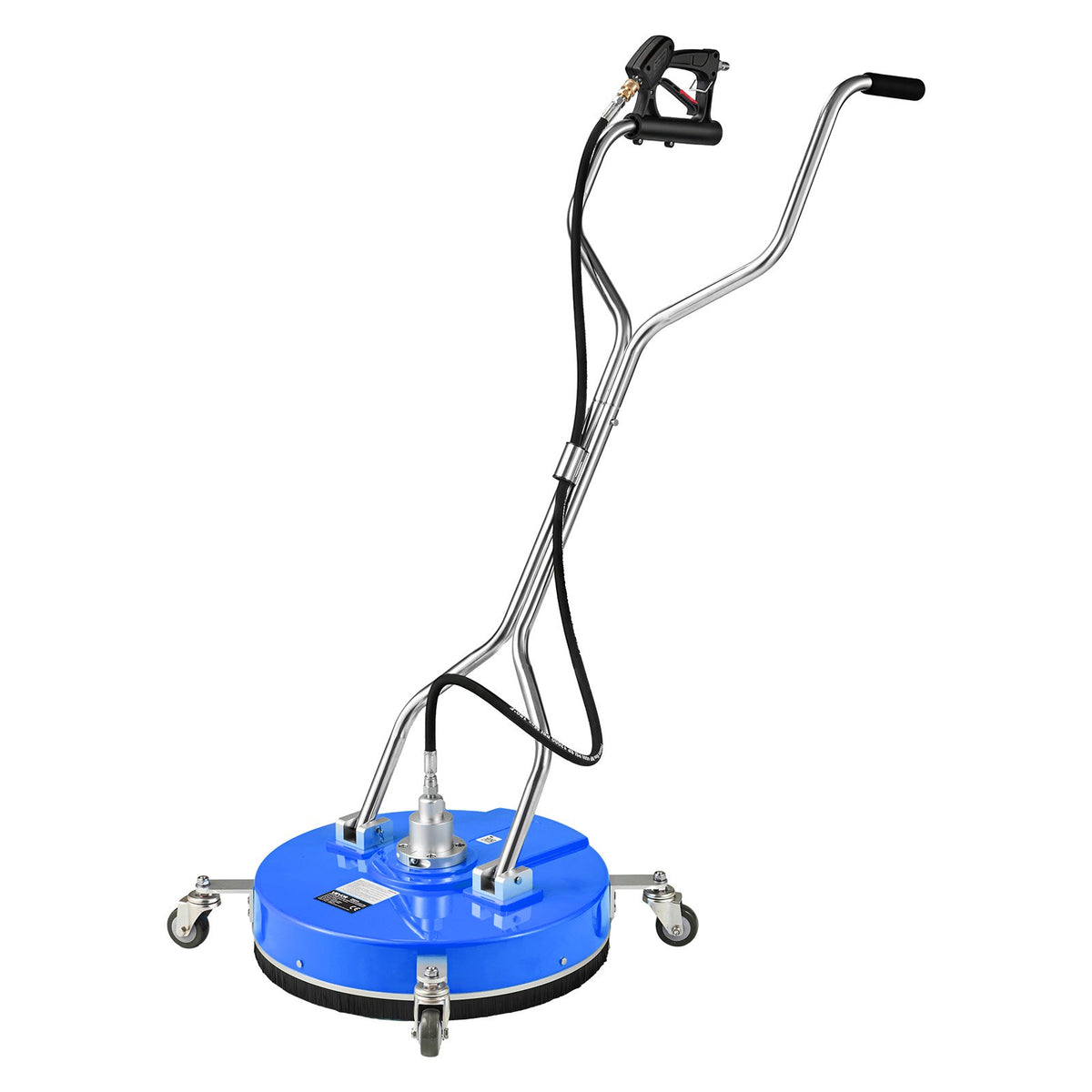 VEVOR augstspiediena mazgātāja virsmas tīrītājs, 50,8 cm, līdz 276 bar, ar riteņiem un paceltu rokturi, ABS plastmasa, 3/8″ ātrais savienojums
