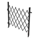 VEVOR vienas sekcijas salokāmie drošības vārti 110 × 131 cm, tērauda akordeona tipa paplašināmi drošības vārti ar 360° rotējošiem ritentiņiem un slēdzamu mehānismu - ZEMLETES.LV