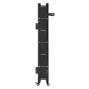 VEVOR vienas sekcijas salokāmie drošības vārti 170 × 131 cm, tērauda akordeona tipa paplašināmi drošības vārti ar 360° rotējošiem ritentiņiem un slēdzamu mehānismu - ZEMLETES.LV