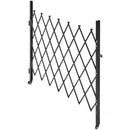 VEVOR vienas sekcijas salokāmie drošības vārti 180 × 161 cm, tērauda akordeona tipa paplašināmi drošības vārti ar 360° rotējošiem ritentiņiem un slēdzamu mehānismu - ZEMLETES.LV