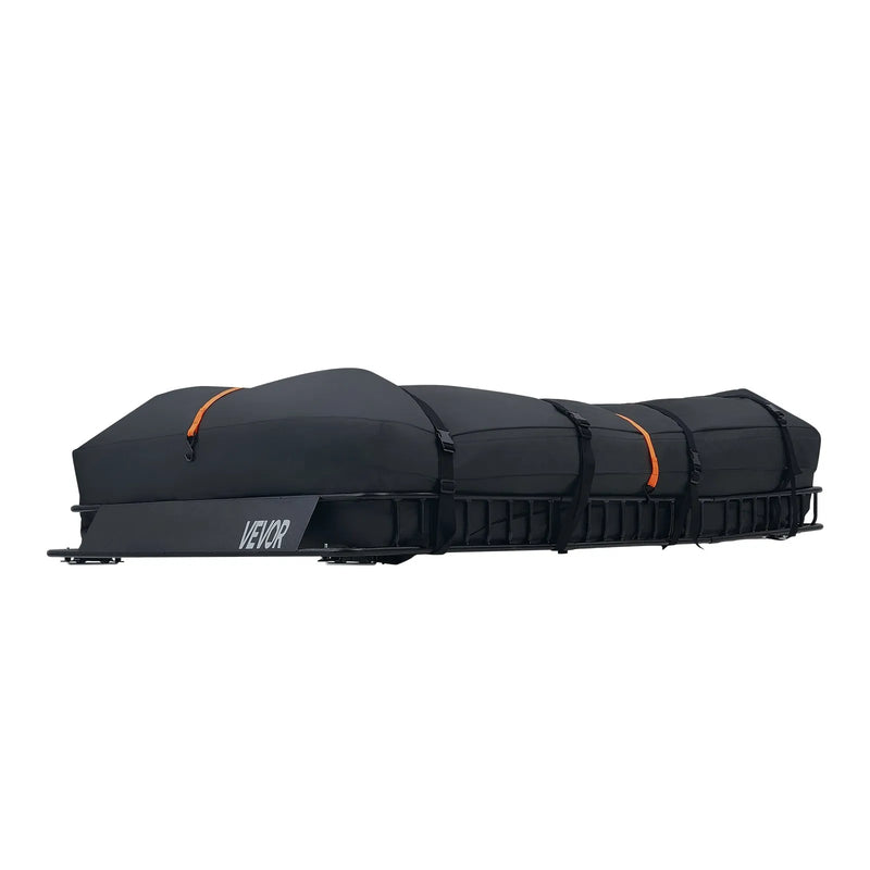 VEVOR 2286 × 1270 mm universāls jumta bagāžas grozs ar ūdensizturīgu somu