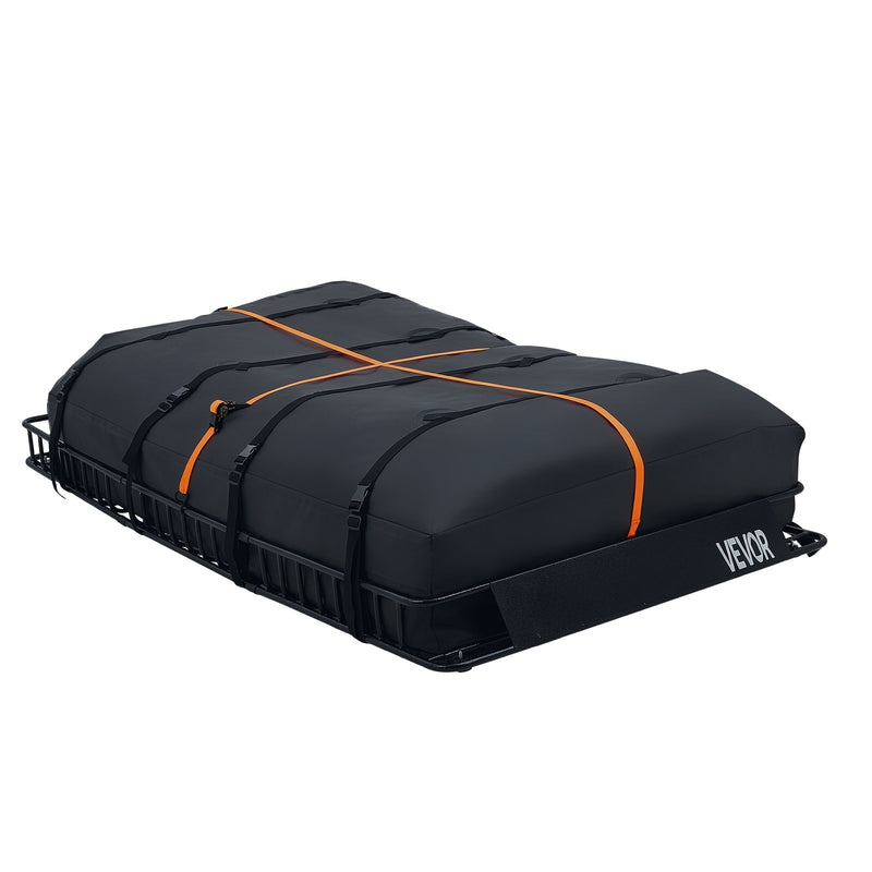 VEVOR 2286 × 1270 mm universāls jumta bagāžas grozs ar ūdensizturīgu somu