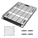 VEVOR 1209-4 jumta kravas grozs, 1630 × 1270 × 105 mm, 68 kg, universāls auto jumta bagāžnieks, 2 kravas tīkli 900 × 1000 mm, 105 mm mala, leģētais tērauds, SUV un auto