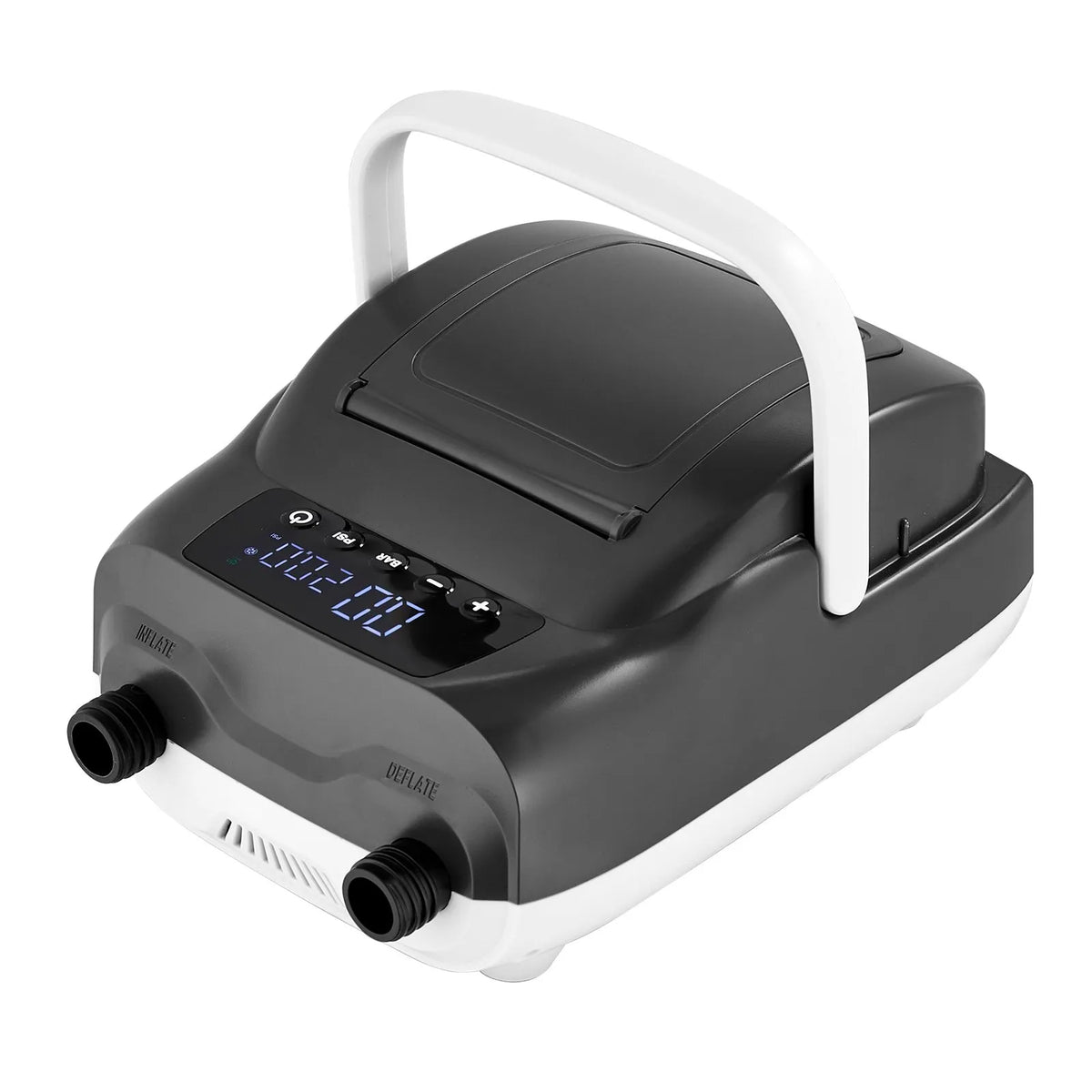 VEVOR SUP dēļa sūknis 20 PSI ar divpakāpju piepūšanu un iztukšošanu, automātisku izslēgšanos un 12 V DC auto pieslēgumu piepūšamiem dēļiem, teltīm un matračiem - ZEMLETES.LV
