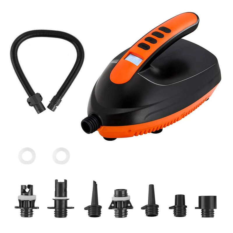 VEVOR SUP dēļa sūknis 20 PSI ar 70 l/min piepūšanas ātrumu, automātisku izslēgšanos un 12 V DC auto pieslēgumu piepūšamiem dēļiem, teltīm un matračiem - ZEMLETES.LV