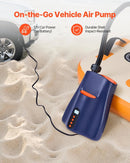 VEVOR SUP dēļa sūknis 22 PSI ar divpakāpju piepūšanu un iztukšošanu, automātisku izslēgšanos un 12 V DC auto pieslēgumu piepūšamiem dēļiem, teltīm un matračiem - ZEMLETES.LV