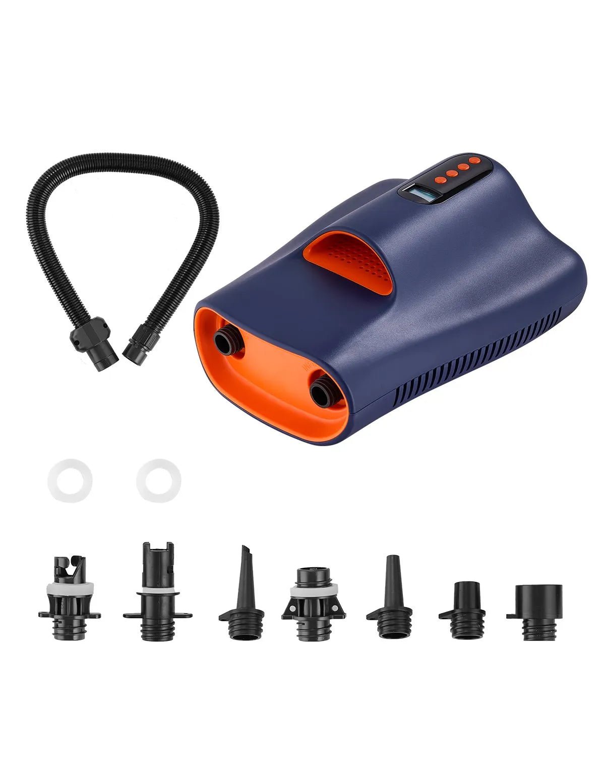 VEVOR SUP dēļa sūknis 22 PSI ar divpakāpju piepūšanu un iztukšošanu, automātisku izslēgšanos un 12 V DC auto pieslēgumu piepūšamiem dēļiem, teltīm un matračiem - ZEMLETES.LV