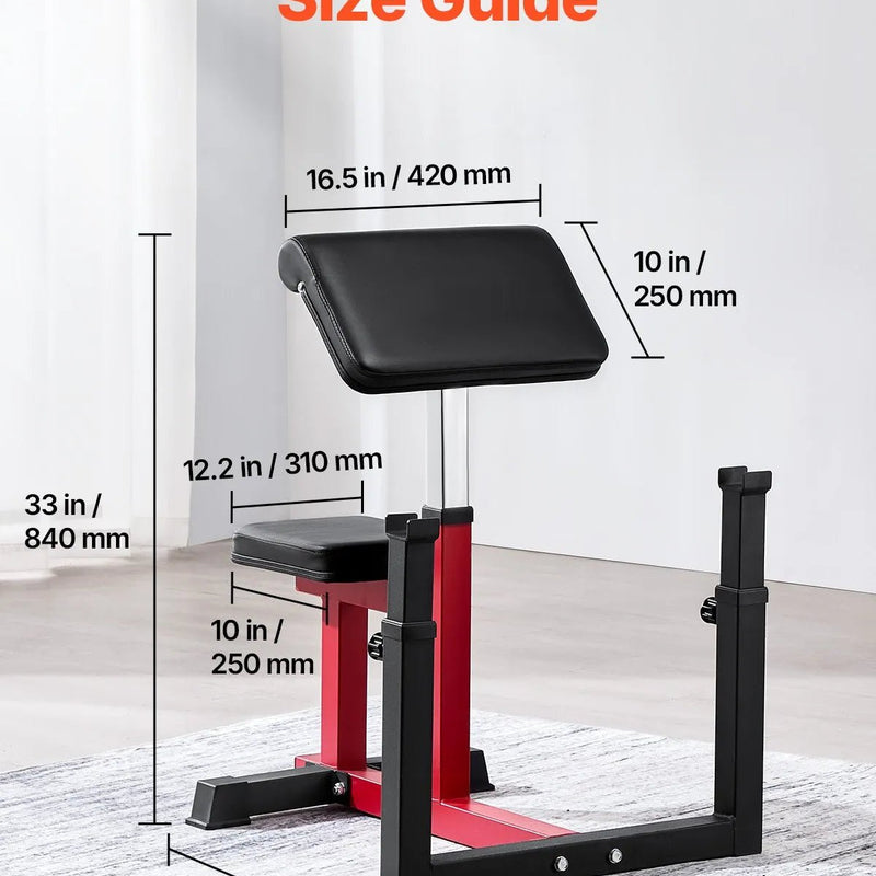 VEVOR treniņu sols ar kāju iztaisnošanas moduli, spēka treniņu sols ar bicepsu staciju hantelēm un stienim, 200 kg nestspēja, daudzfunkcionāls sols mājas sporta zālei - ZEMLETES.LV