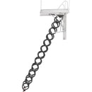 VEVOR Bēniņu kāpnes, slodze līdz 299,4 kg, piemērotas griestu augstumam 2,90–3,11 m, atvērumam 100 x 70 cm, nolaižamas izvelkamas griestu kāpnes no leģētā tērauda ar vilkšanas stieni bēniņiem un jumta telpai - ZEMLETES.LV
