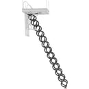 VEVOR bēniņu kāpnes ar 299,4 kg celtspēju, piemērotas griestu augstumam 3,2–3,35 m un atverei 100 × 70 cm, nolaižamas izvelkamas griestu kāpnes no leģētā tērauda ar vilkšanas stieni - ZEMLETES.LV