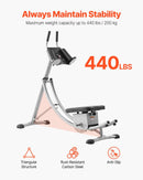 VEVOR vēdera preses trenažieris, core un vēdera muskuļu trenažieris, salokāms un regulējams fitnesa aprīkojums, 200 kg nestspēja, mājas sporta zālei - ZEMLETES.LV