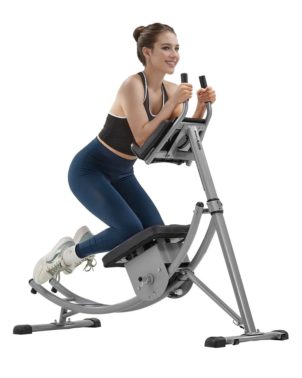 VEVOR vēdera preses trenažieris, core un vēdera muskuļu trenažieris, salokāms un regulējams fitnesa aprīkojums, 200 kg nestspēja, mājas sporta zālei - ZEMLETES.LV