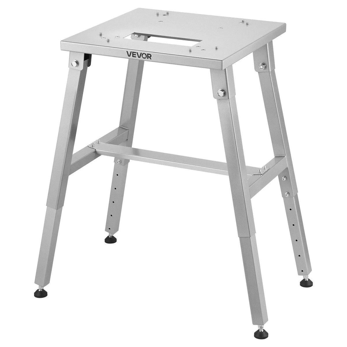 VEVOR Elektriskā gaļas lentzāģa statīvs, regulējams augstums, stabils H veida rāmis ar neslīdošām kājām, saderīgs ar modeļiem BS - 130 un BS - 250 - ZEMLETES.LV