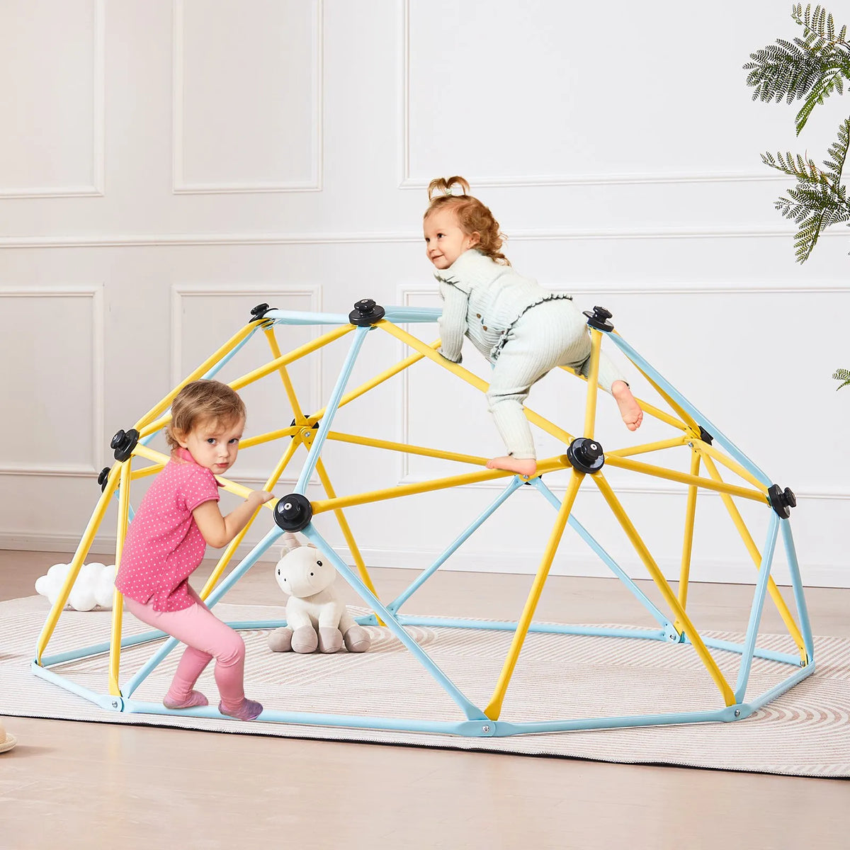 VEVOR geomeetriline ronimiskuppel lastele 3–9 a, 1,83 m, kuni 272 kg
