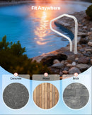 VEVOR baseina margas 122 × 81,3 cm, pastiprinātas nerūsējošā tērauda peldbaseina margas ar nestspēju līdz 100 kg, bezšuvju metinājums, iegremdēta vai ar pamatplāksni montējama konstrukcija lietošanai pie baseina, akvaparkos un spa centros