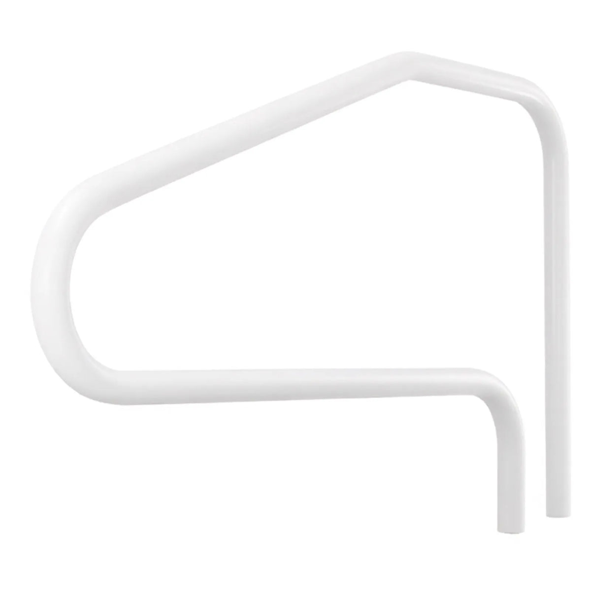 VEVOR Pool Handrails 122 × 81.3 cm, Reinforced Stainless Steel Pool Handrails with 100 kg Load Capacity, Seamless Welding, Recessed or Base Plate Mounted Construction for Pool, Water Park and Spa Use