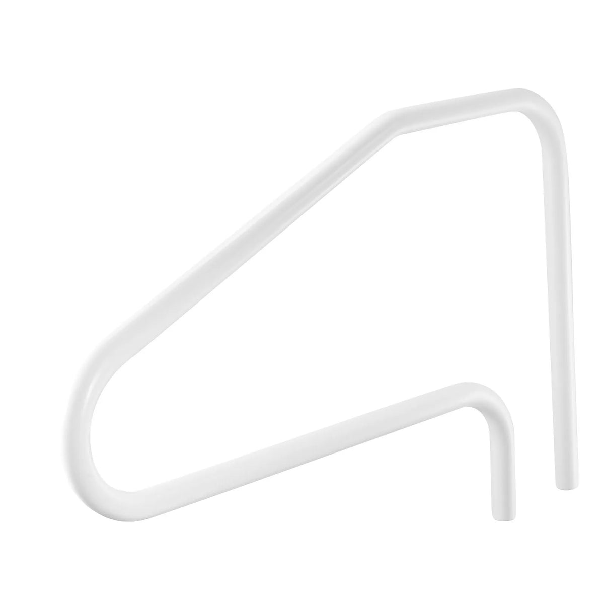 VEVOR Pool Handrails 122 × 81.3 cm, Reinforced Stainless Steel Pool Handrails with 100 kg Load Capacity, Seamless Welding, Recessed or Base Plate Mounted Construction for Pool, Water Park and Spa Use