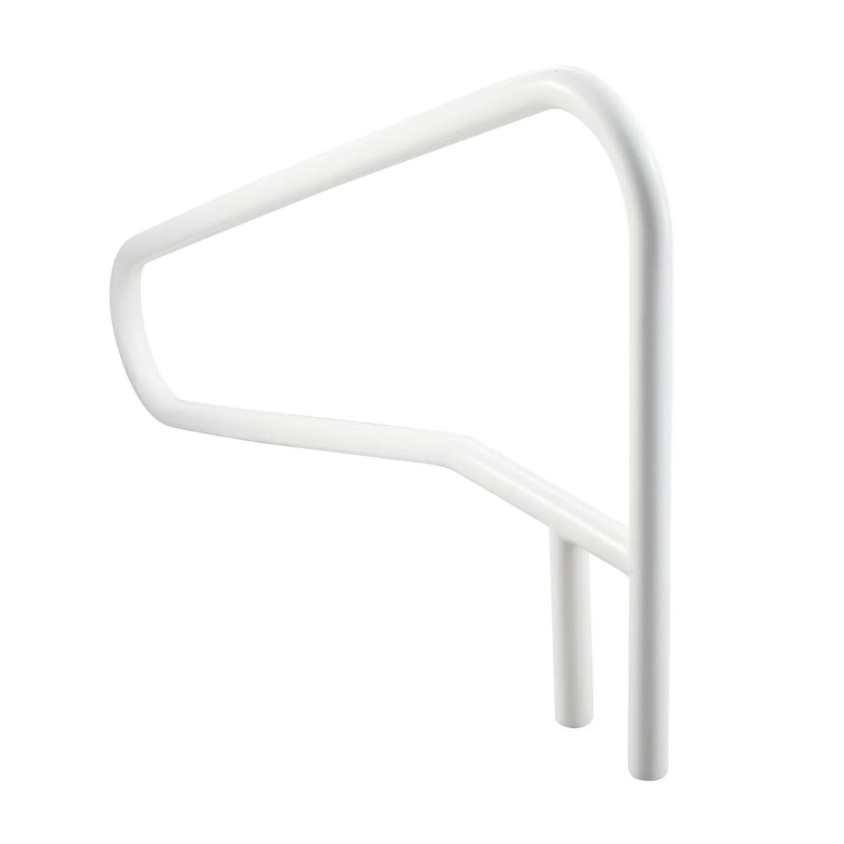 VEVOR Pool Handrails 137.1 × 81.3 cm, Reinforced Stainless Steel Pool Handrails with 100 kg Load Capacity, Seamless Welding, Recessed or Base Plate Mounted Construction for Pool, Water Park and Spa Use