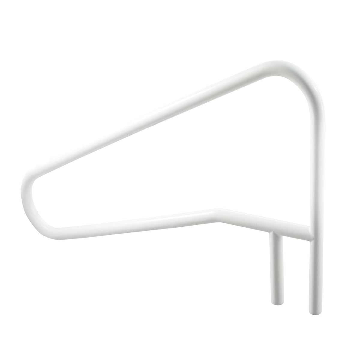 VEVOR Pool Handrails 137.1 × 81.3 cm, Reinforced Stainless Steel Pool Handrails with 100 kg Load Capacity, Seamless Welding, Recessed or Base Plate Mounted Construction for Pool, Water Park and Spa Use