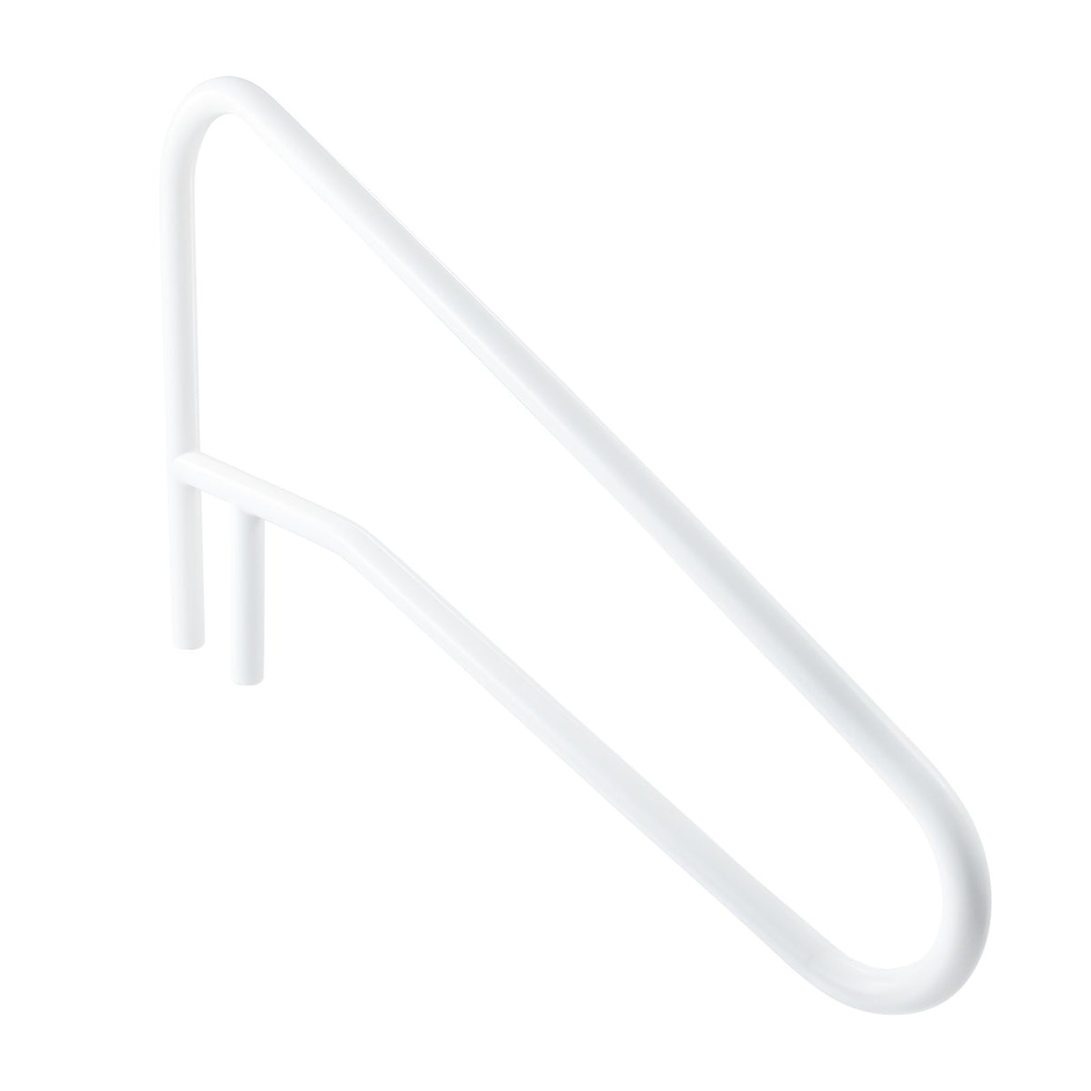 VEVOR Pool Handrails 137.1 × 81.3 cm, Reinforced Stainless Steel Pool Handrails with 100 kg Load Capacity, Seamless Welding, Recessed or Base Plate Mounted Construction for Pool, Water Park and Spa Use