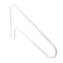 VEVOR baseina margas 137,1 × 81,3 cm, pastiprinātas nerūsējošā tērauda peldbaseina margas ar nestspēju līdz 100 kg, bezšuvju metinājums, iegremdēta vai ar pamatplāksni montējama konstrukcija lietošanai pie baseina, akvaparkos un spa centros