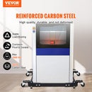 VEVOR mobilā pamatne, kravnesība 680 kg, regulējams izmērs 508 × 622 līdz 711 × 851 mm, universāla pārvietojama pamatne ar 4 grozāmiem riteņiem, piemērota kokapstrādes iekārtām un elektroinstrumentiem - ZEMLETES.LV