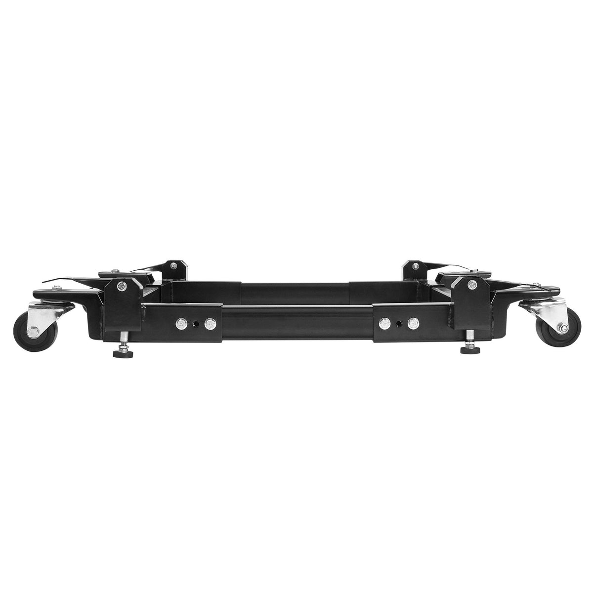 VEVOR mobilā pamatne, kravnesība 680 kg, regulējams izmērs 508 × 622 līdz 711 × 851 mm, universāla pārvietojama pamatne ar 4 grozāmiem riteņiem, piemērota kokapstrādes iekārtām un elektroinstrumentiem - ZEMLETES.LV