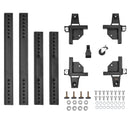 VEVOR mobilā pamatne, kravnesība 680 kg, regulējams izmērs 508 × 622 līdz 711 × 851 mm, universāla pārvietojama pamatne ar 4 grozāmiem riteņiem, piemērota kokapstrādes iekārtām un elektroinstrumentiem - ZEMLETES.LV