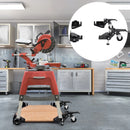 VEVOR mobilā pamatne, kravnesība 181 kg, regulējams izmērs no 241 × 241 mm bez ierobežojuma, universāla pārvietojama pamatne ar grozāmiem riteņiem, piemērota kokapstrādes iekārtām un elektroinstrumentiem - ZEMLETES.LV