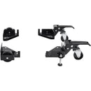 VEVOR mobilā pamatne, kravnesība 181 kg, regulējams izmērs no 241 × 241 mm bez ierobežojuma, universāla pārvietojama pamatne ar grozāmiem riteņiem, piemērota kokapstrādes iekārtām un elektroinstrumentiem - ZEMLETES.LV