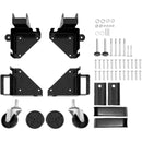 VEVOR mobilā pamatne, kravnesība 181 kg, regulējams izmērs no 241 × 241 mm bez ierobežojuma, universāla pārvietojama pamatne ar grozāmiem riteņiem, piemērota kokapstrādes iekārtām un elektroinstrumentiem - ZEMLETES.LV